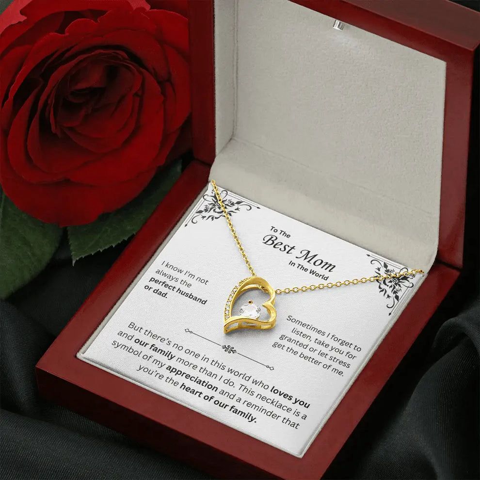 To The Best Mom Necklace - Mother's Day Gift