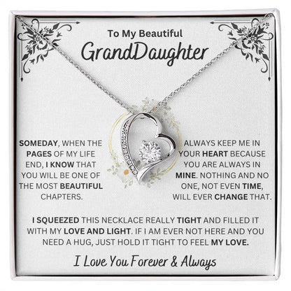 Always Keep Me In Your Heart - Granddaughter Necklace from Grandpa