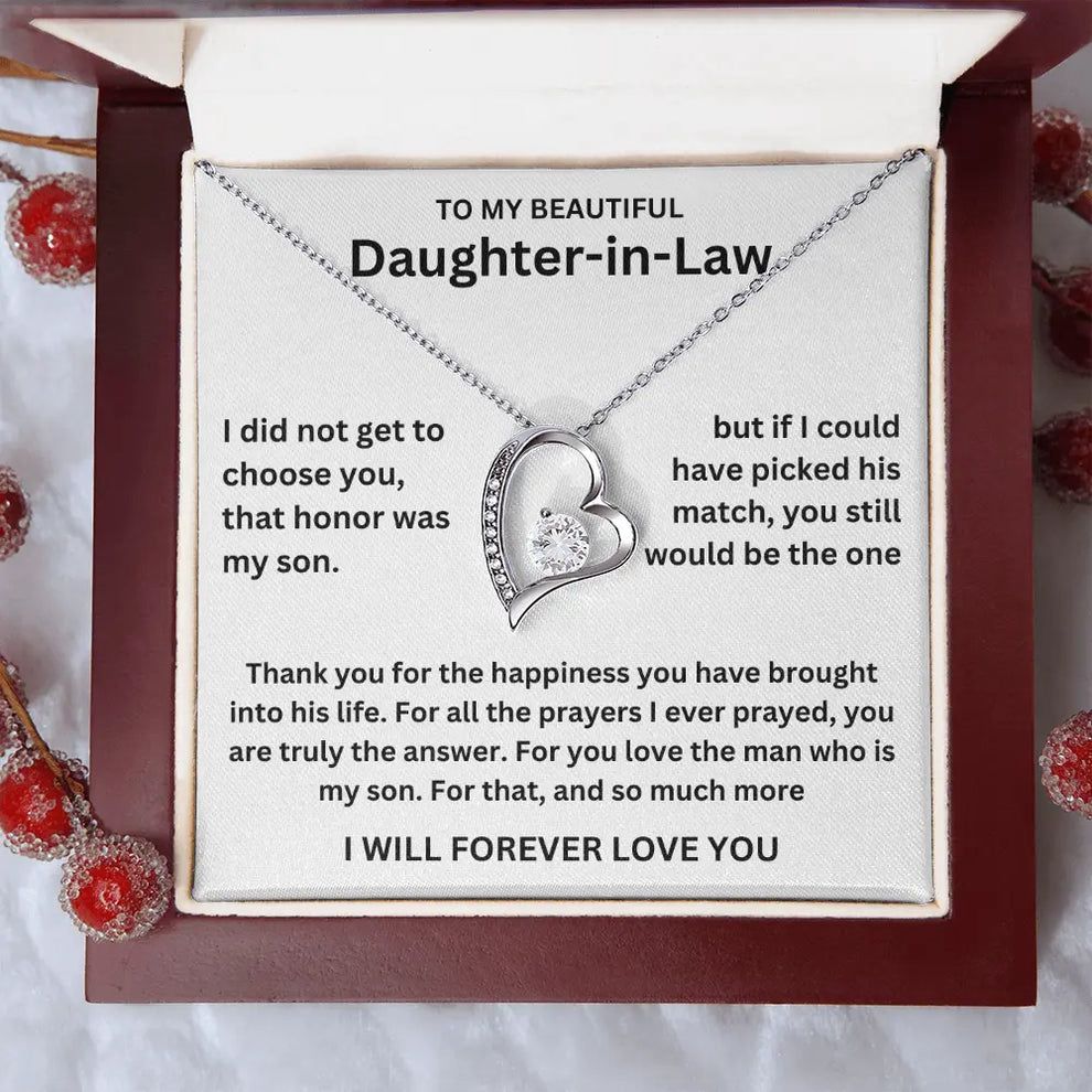 To My Daughter-In-Law - Forever Love Gift Set