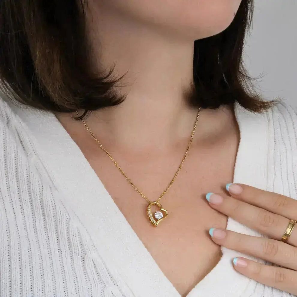 To My Wife – Forever Love Heart Necklace