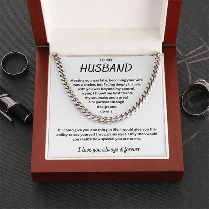 To My Husband - I Love You Always and Forever Chain